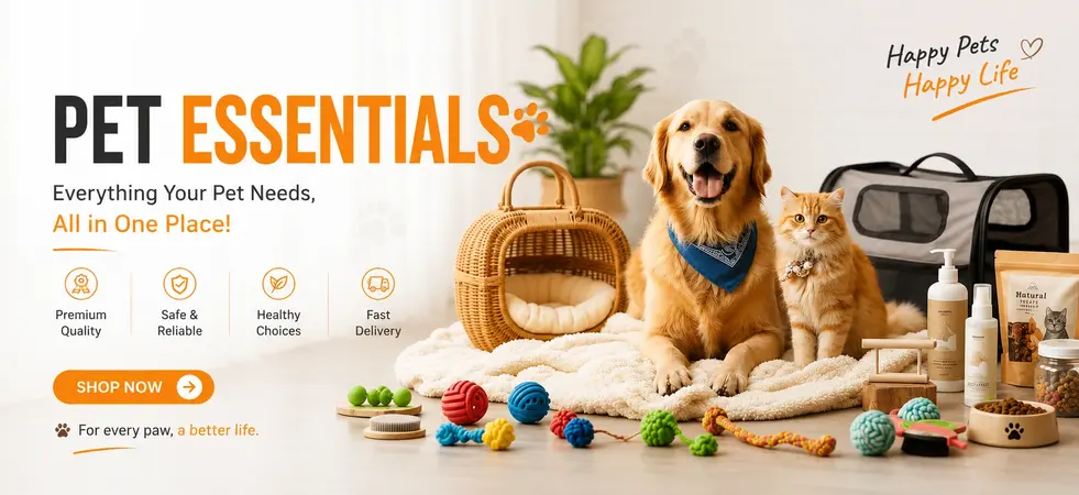 Premium Essentials for Your Pet.