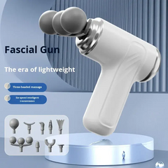 9-Head Rechargeable Mini Fascia Massage Gun