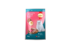 SmartHeart Adult Cat Pouch Tuna with Chicken in Jelly 85g
