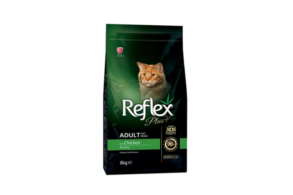 Reflex Plus Super Premium Adult Dry Cat Food with Chicken 8kg