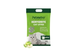 PetMetro Bentonite Cat Litter Apple Flavour (10L)