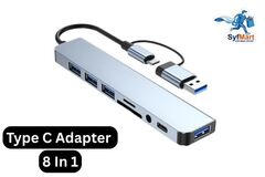 8 in 1 Type-C USB Hub Adapter