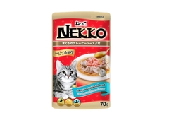 Nekko Pouch Tuna Topping Kanikama in Gravy 70g