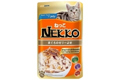 Nekko Pouch Tuna Topping Katsuobushi in Jelly 70g