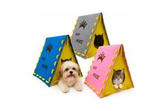 Felt Triangle Shape Pet House for Indoor Cat