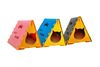 Felt Triangle Shape Pet House for Indoor Cat - image 2
