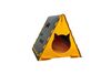 Felt Triangle Shape Pet House for Indoor Cat - image 4