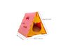 Felt Triangle Shape Pet House for Indoor Cat - image 7