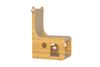 Double Decker L-shaped Cat Scratching Cardboard with 4 Ball Toys - image 1
