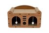 Cat Scratching Cardboard Sleeping Bed & Cat House with Cave and Play Ball - image 1