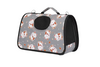 Cute Cartoon Print Foldable Pet Carrier Bag with Mesh Window - image 5