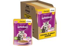 Whiskas Kitten Cat Pouch Chicken in Gravy 80g