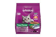 Whiskas Adult Dry Cat Food - Tuna Flavour 3kg