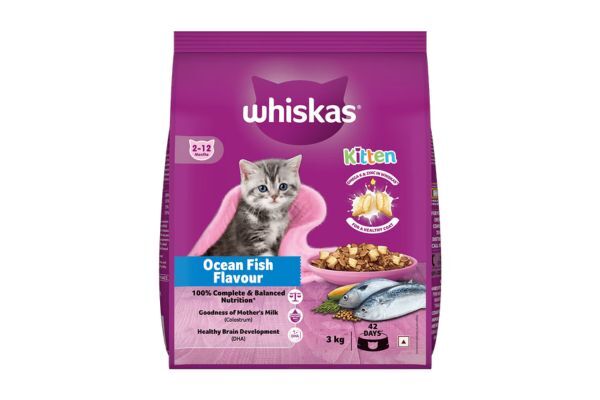 Whiskas Kitten Dry Cat Food - Ocean Fish 1.1kg