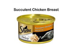Sheba Cat Can Food Succulent Chicken Breast 85gm