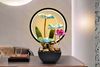 Indoor Tabletop Tiered Water Fountain 3 Level Waterfall in Floral - image 7