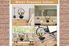 Indoor Tabletop Tiered Water Fountain 3 Level Waterfall in Floral - image 10