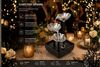 Indoor Tabletop Water Fountain Silver Flower With Ring Light for Home Decoration - image 7