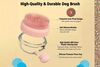 Pet Grooming Bathing Brush with Soap & Shampoo Dispenser Shower Brush for Dogs Cats - image 3
