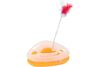 Happy Circle Triangle Cat Toy with Spring Feather - image 2