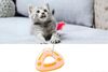 Happy Circle Triangle Cat Toy with Spring Feather - image 4