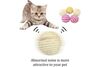 Sisal String Rattle Ball Toy for Indoor Cats - All Natural Woven Fibers - image 3