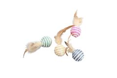 Sisal Interactive Cat Toy Ball with Feature