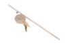 Cat Wooden Stick Teaser Toy – Sisal Disc with Feather - image 2