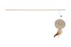 Cat Wooden Stick Teaser Toy – Sisal Disc with Feather - image 3