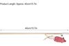 Cat Wooden Stick Teaser Toy – Sisal Mouse Shape with Feather - image 3
