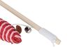 Cat Wooden Stick Teaser Toy – Sisal Mouse Shape with Feather - image 4
