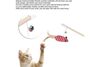 Cat Wooden Stick Teaser Toy – Sisal Mouse Shape with Feather - image 7