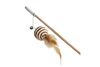 Cat Wooden Stick Teaser Toy – Sisal Ball with Feather - image 1