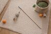 Cat Wooden Stick Teaser Toy – Sisal Ball with Feather - image 5