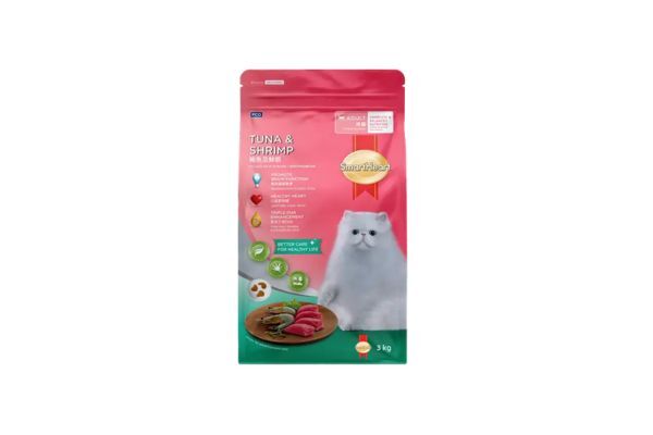 SmartHeart Adult Cat Dry Food - Tuna & Shrimp (1.2kg)