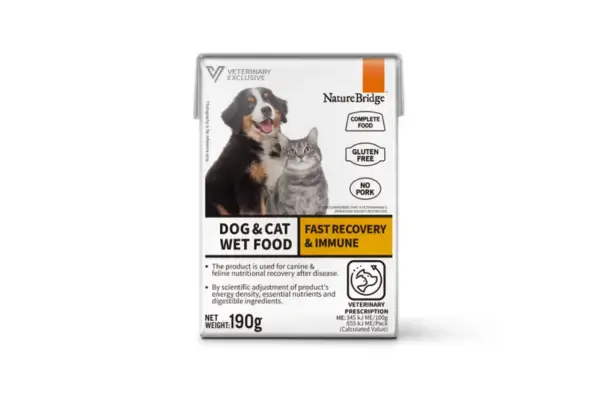 Nature Bridge Veterinary Exclusive Wet Food for Cat & Dog Fast Recovery & Immune 190g