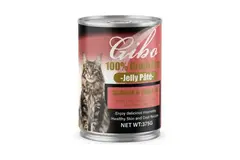 Gibo Grain Free Cat Canned Food Salmon & Chicken in Jelly 375gm