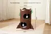 Multilayer Foldable Tree-Shaped Felt Cat House and Warm Cave Bed for Indoor Cats - image 9