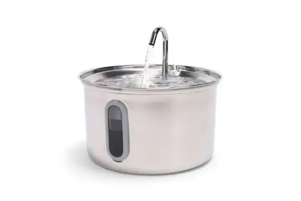 Stainless Steel Cat Water Fountain with Filters 3L