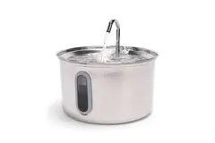 Stainless Steel Cat Water Fountain with Filters 3L