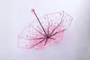 Eforcase Cute Cherry Blossom Folding Clear Umbrella - image 7