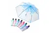 Eforcase Cute Cherry Blossom Folding Clear Umbrella - Blue - image 1