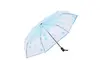 Eforcase Cute Cherry Blossom Folding Clear Umbrella - Blue - image 2