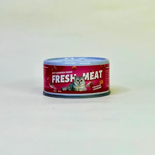 PetMetro Fresh Meat Grain Free Can - Chicken & Shrimp (85g)
