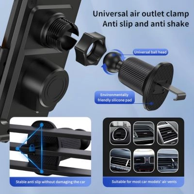 Wireless Car Charger Automotive Electric Induction and Phone Holder Mount (F1)