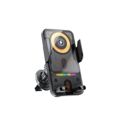 Wireless Fast Charger Mobile Phone Car Charger with Phone Holder (F18)