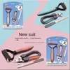 Three-in-One Pet Grooming Comb Claw Clippers for Cats & Dogs - image 1