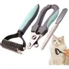 Three-in-One Pet Grooming Comb Claw Clippers for Cats & Dogs - image 5