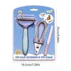 Three-in-One Pet Grooming Comb Claw Clippers for Cats & Dogs - image 7