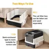 Cat Litter Box Tray with Scoop Lid - Medium - image 4
